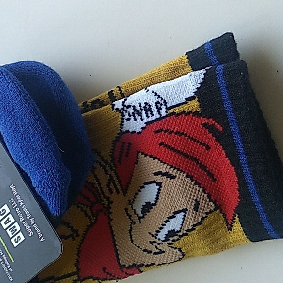 Swag Kellogg's Rice KrispiesMen's crew length socks Size 8-13 New - Picture 4 of 5